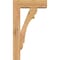 Ekena Millwork Olympic Block Smooth Bracket w/ Offset Brace, Western Red Cedar, 5 1/2"W x 16"D x 28"H BKT0604X16X28OLY05SWR - alternate 3